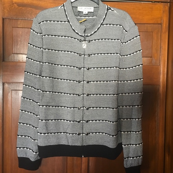 St John Collection by Marie Gray Front Zip Jacket - Picture 1 of 4